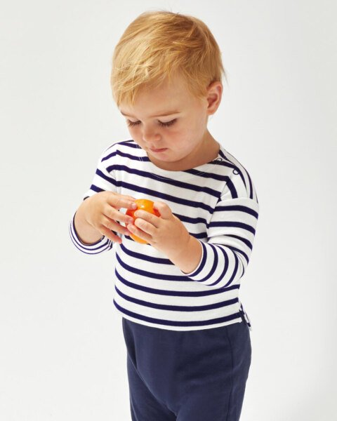 Babybugz kūdikio dryžuoti marškinėliai