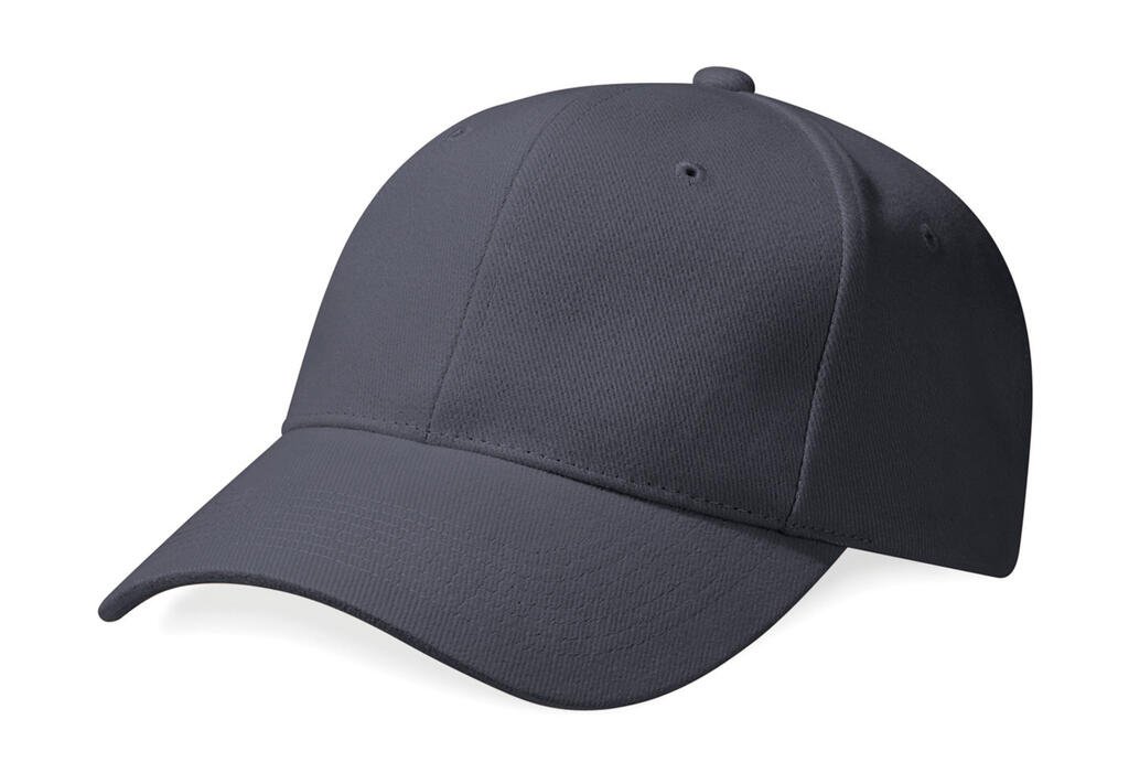 Beechfield Pro-Style sunkios šukuotos medvilnės kepurė su snapeliu