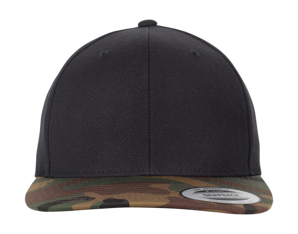 Flexfit Classic Snapback dviejų tonų kamufliažinė kepurė su snapeliu