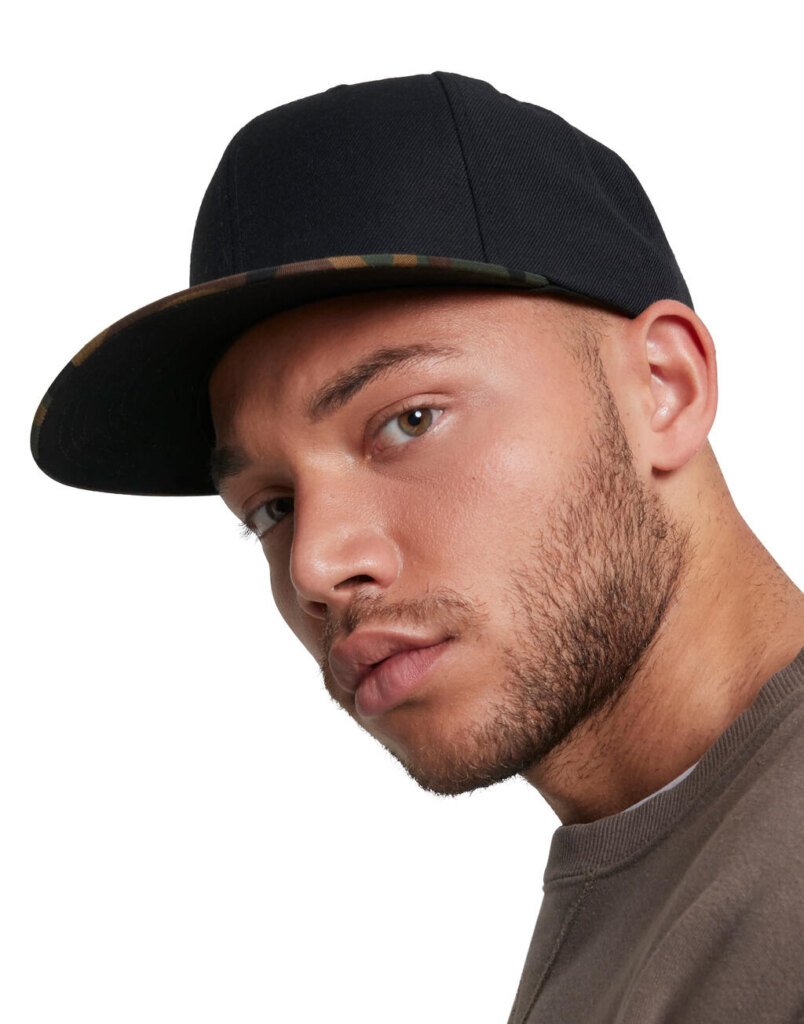 Flexfit Classic Snapback dviejų tonų kamufliažinė kepurė su snapeliu