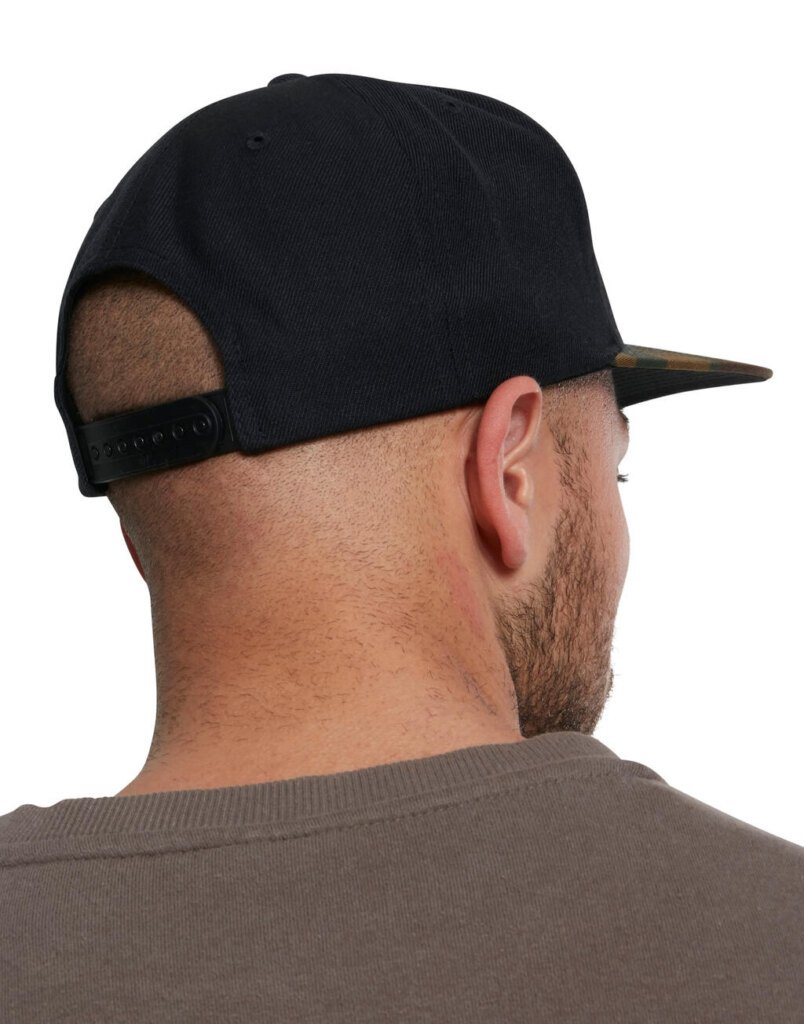 Flexfit Classic Snapback dviejų tonų kamufliažinė kepurė su snapeliu