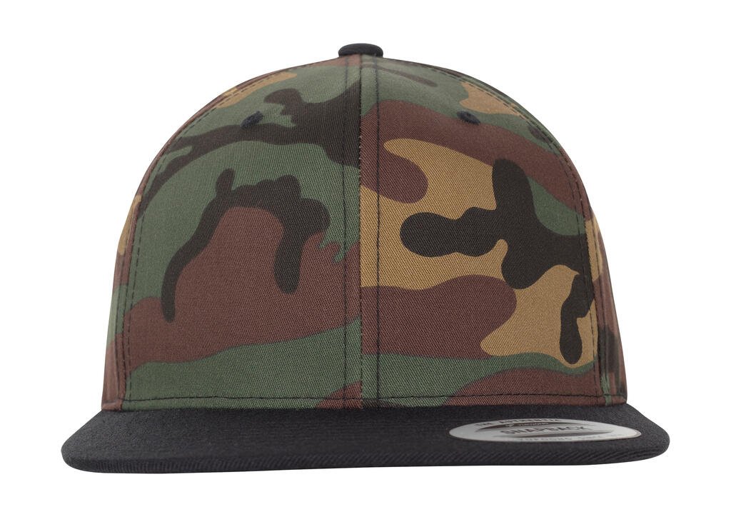 Flexfit Classic Snapback dviejų tonų kamufliažinė kepurė su snapeliu