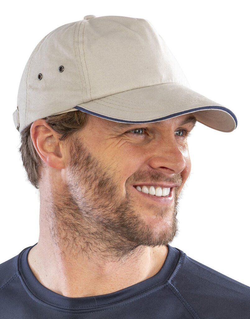 Result Headwear pliušinė kepurė su sluoksniuotu snapeliu