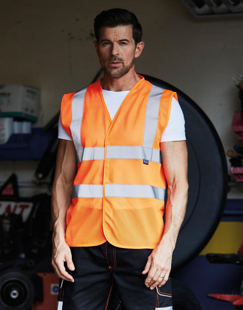 Yoko Fluo Open Mesh Waistcoat