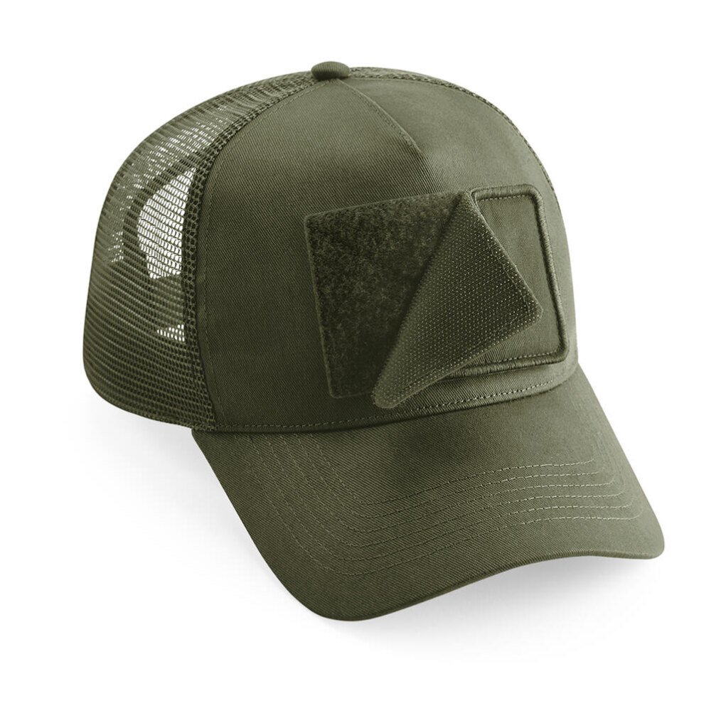 Beechfield Snapback Trucker kepurė su snapeliu ir aplikacija