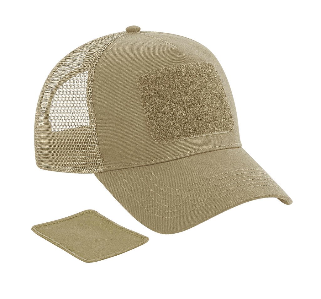 Beechfield Snapback Trucker kepurė su snapeliu ir aplikacija