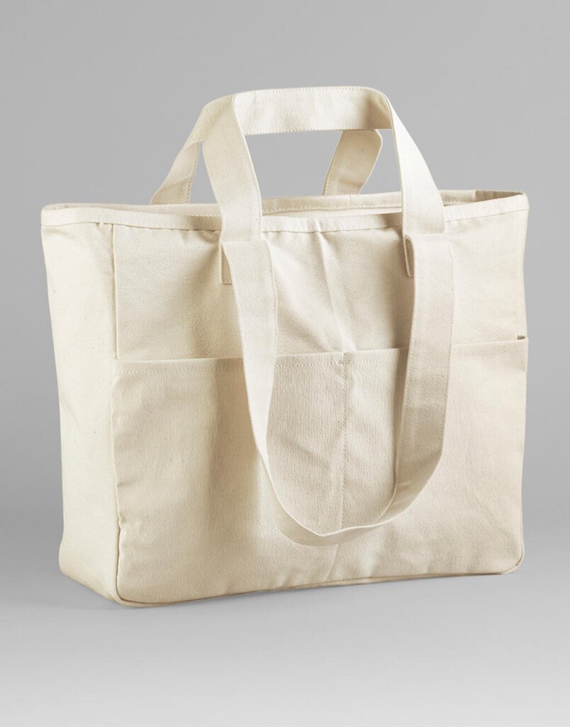 Westford Mill Double Handle Cargo Pocket Tote