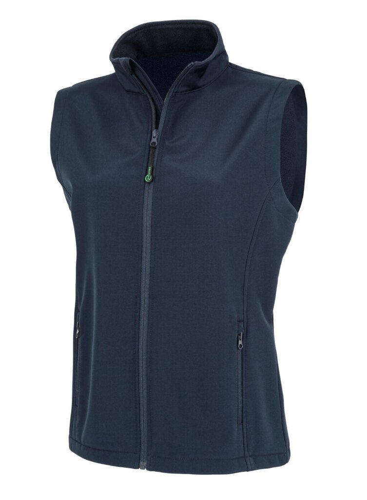 Result Recycled moteriška perdirbto pluošto 2 sluoksnių spaudai tinkama softshell liemenė