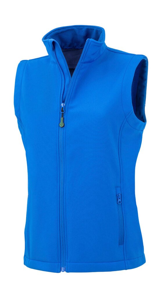 Result Recycled moteriška perdirbto pluošto 2 sluoksnių spaudai tinkama softshell liemenė